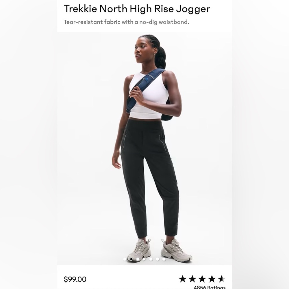 Athleta Trekkie North High Rise Jogger, Size 4